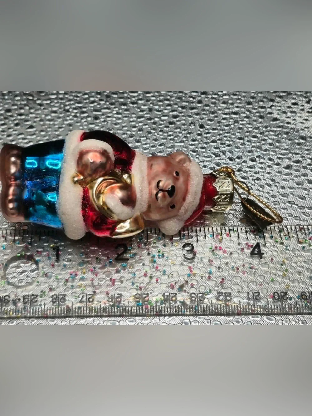Vintage Hand-blown Glass Pacconi Christmas Ornaments - Santa, Nutcracker, Bear
